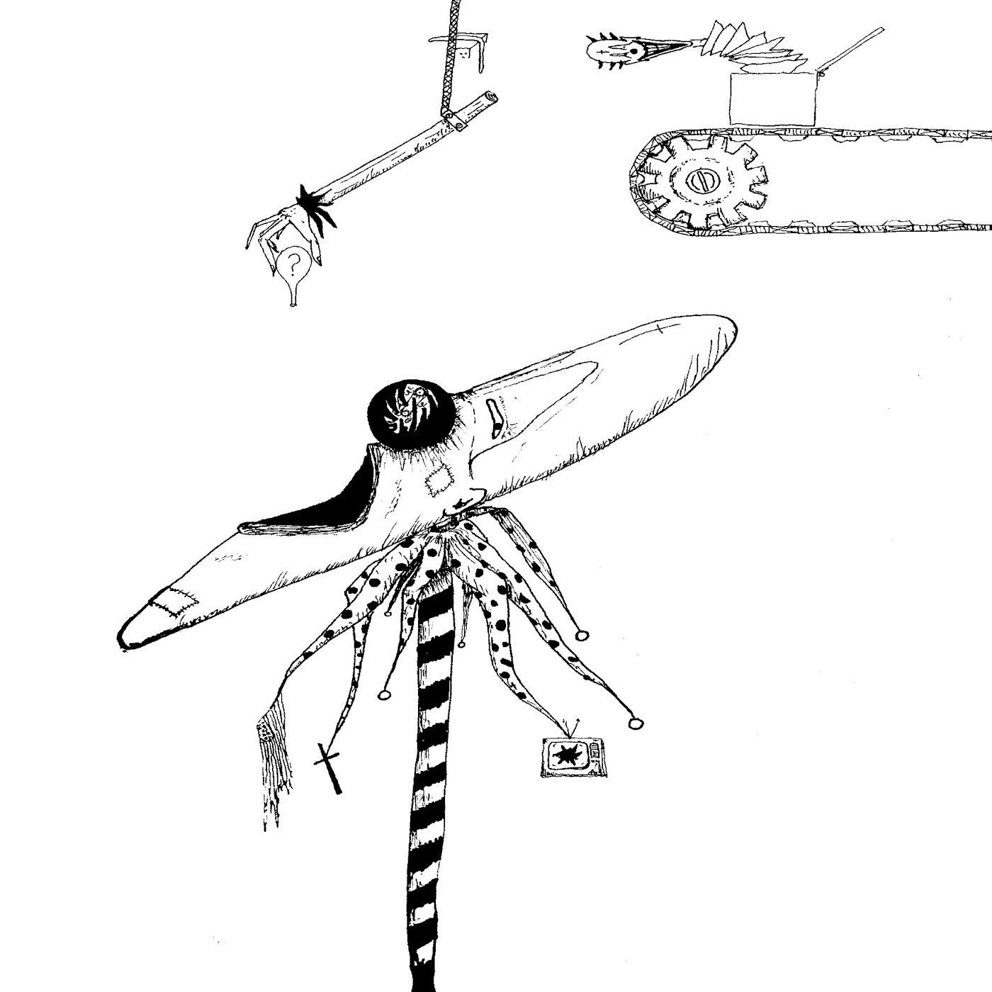 Drawing of clown