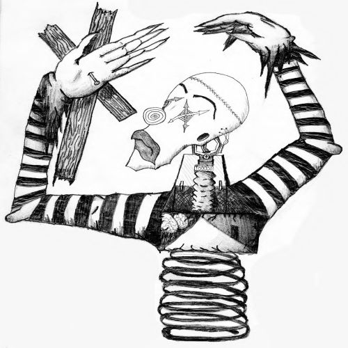 Drawing of clown